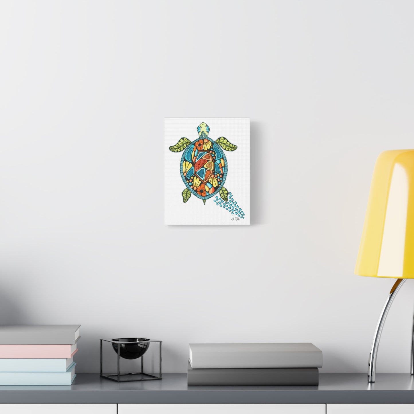 Sea Turtle Matte Canvas