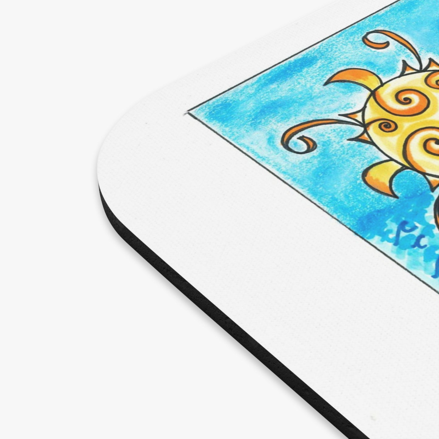Happy Place Mouse Pad (Rectangle)
