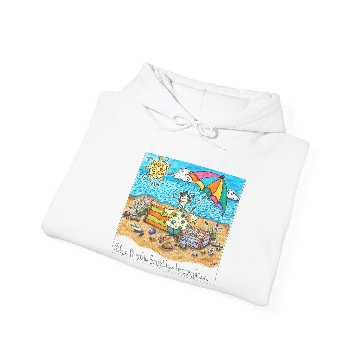 Happy Place Unisex Heavy Blend™ Hooded Sweatshirt