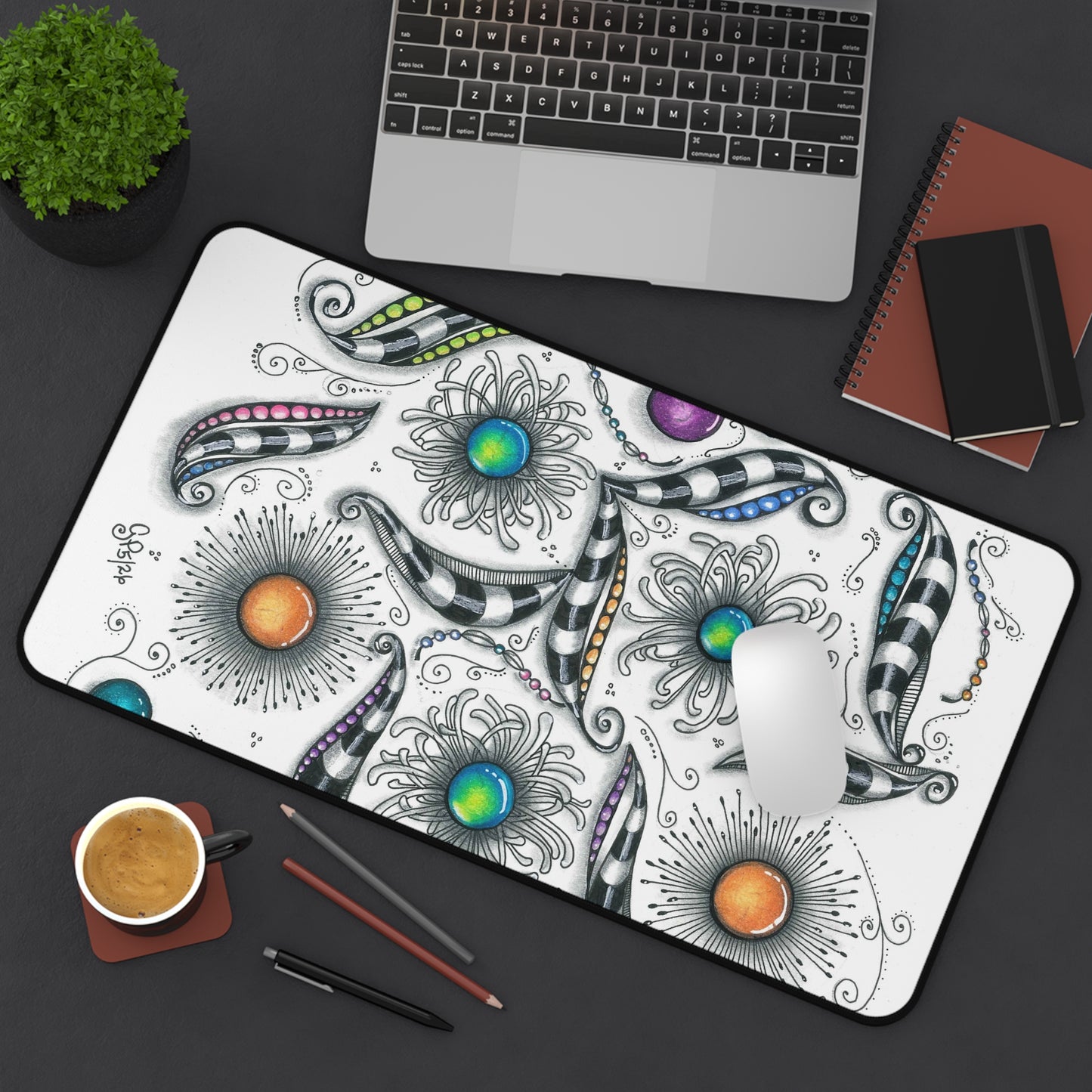 Zen Whimsy Desk Mat