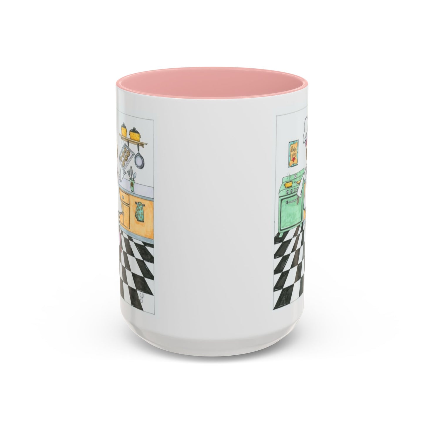 She Bakes! Accent Coffee Mug (11, 15oz)