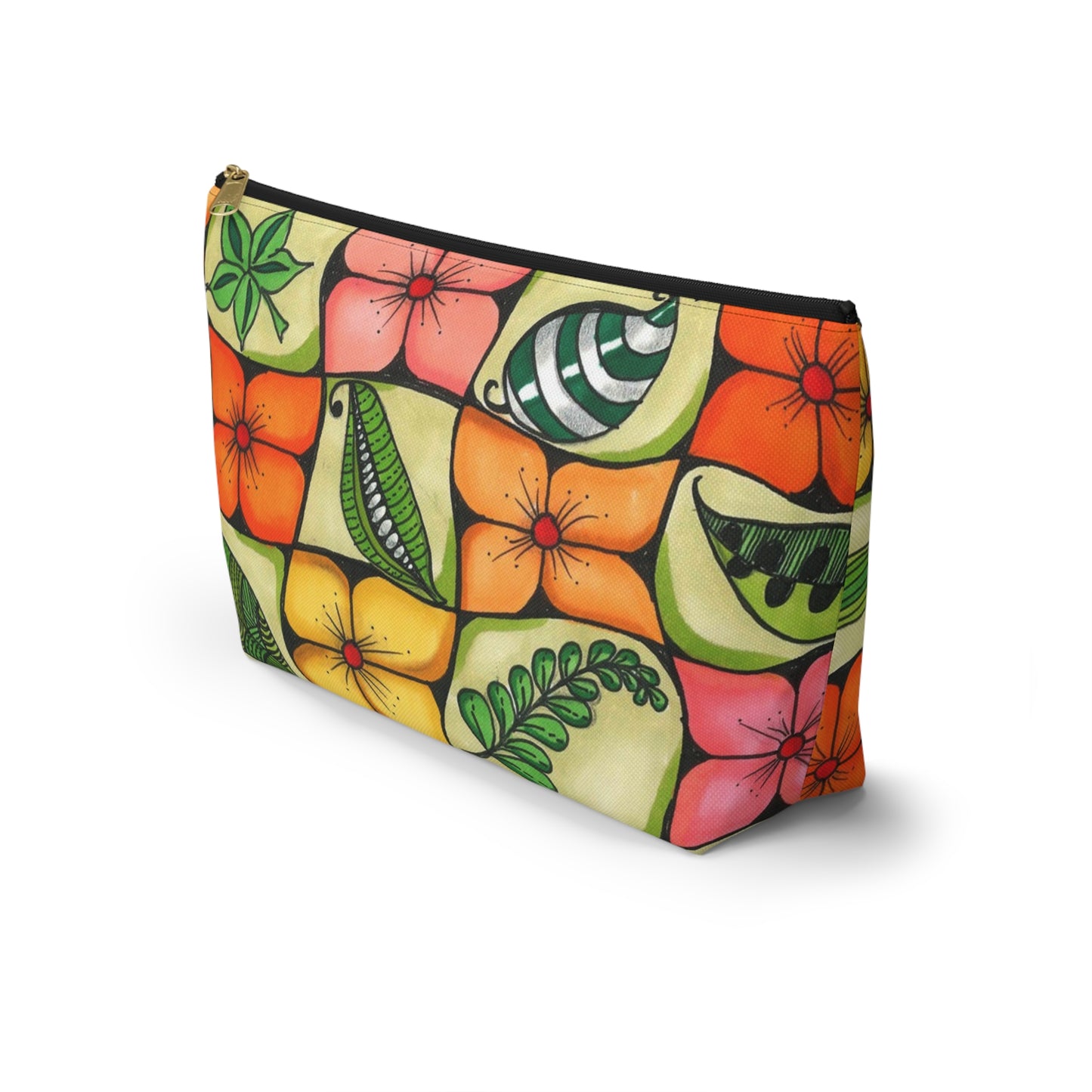 All-Over Flower Acessory Pouch