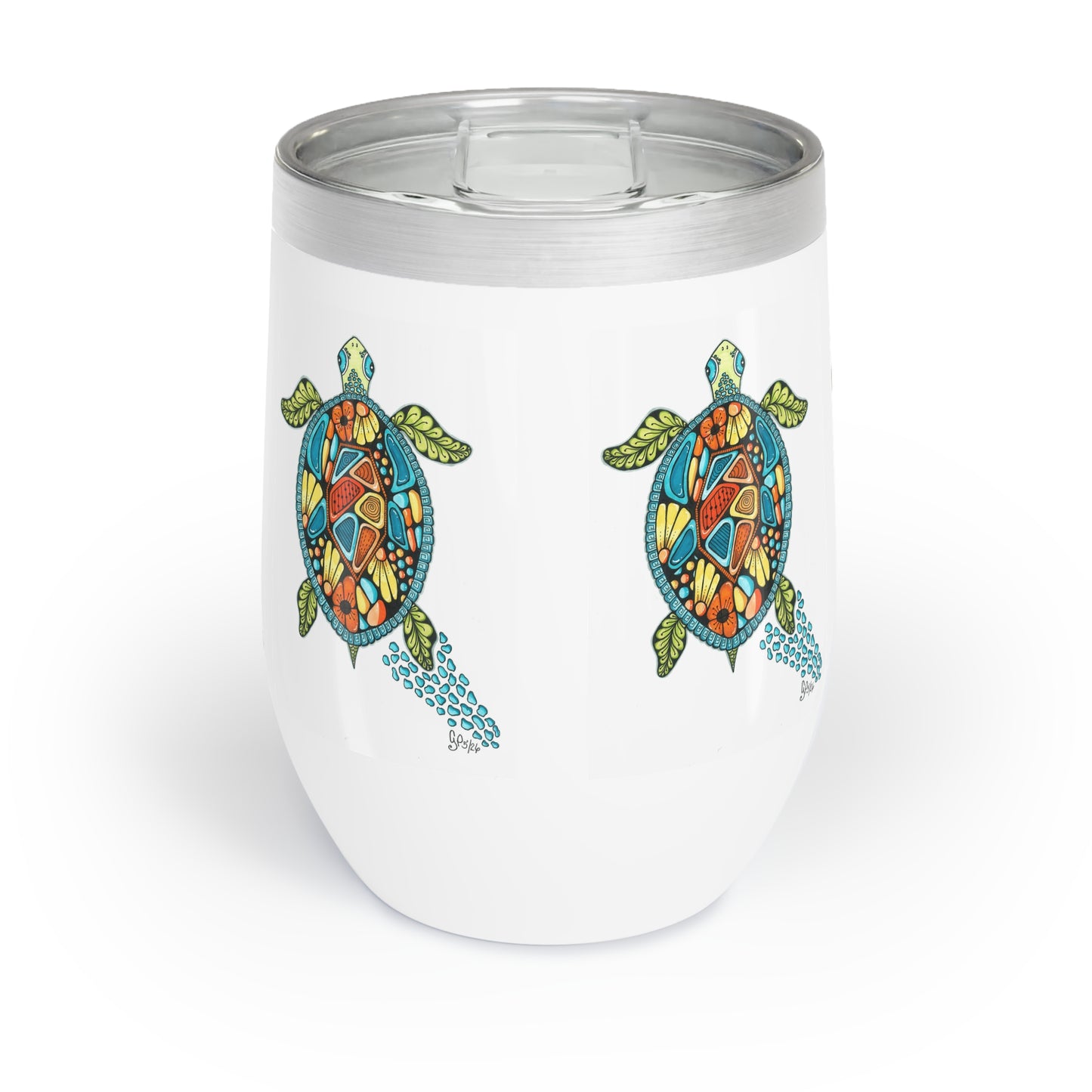 Sea Turtle Chill Wine Tumbler