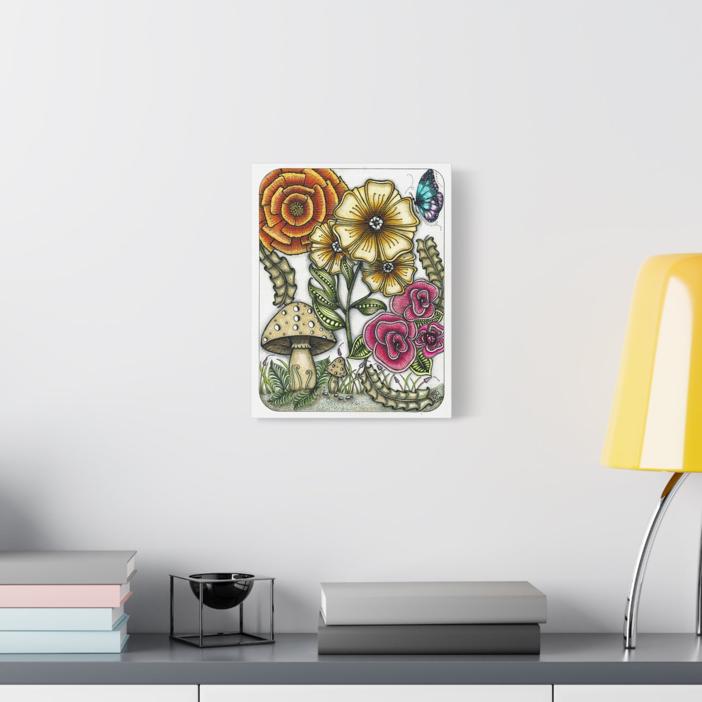 Wild Flowers Matte Canvas