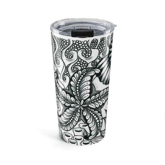 Zentangle Sea Life Tumbler 20oz