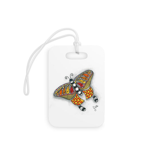 Butterfly Luggage Tag