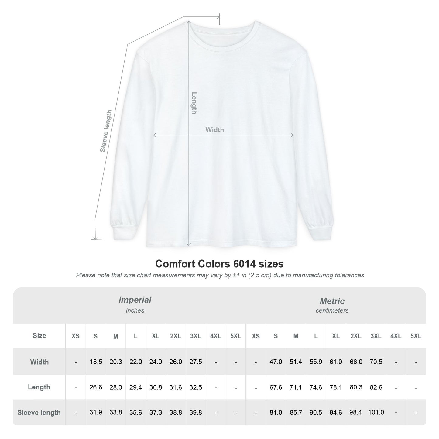 Zen Whimsy Unisex Garment-dyed Long Sleeve T-Shirt