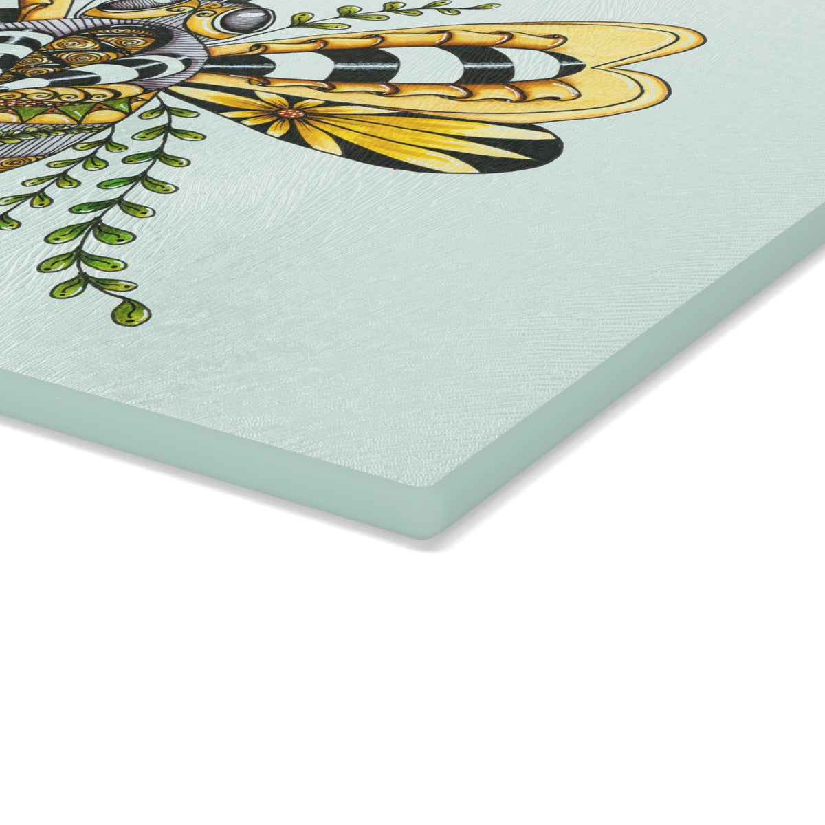Queen Bee Glass Cutting Board