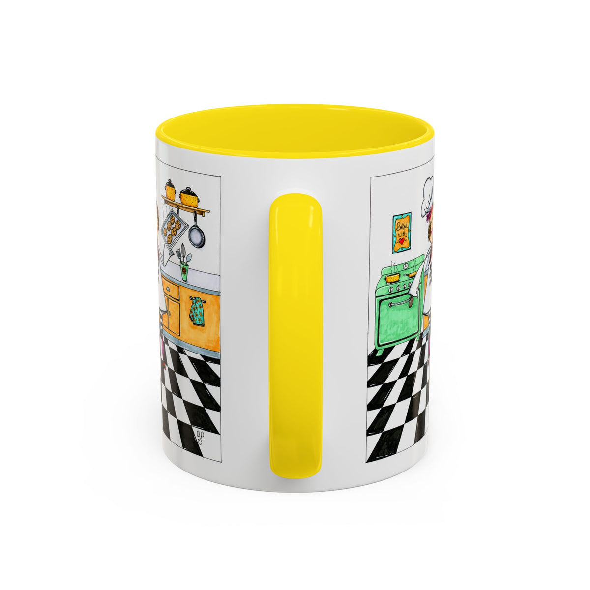 She Bakes! Accent Coffee Mug (11, 15oz)