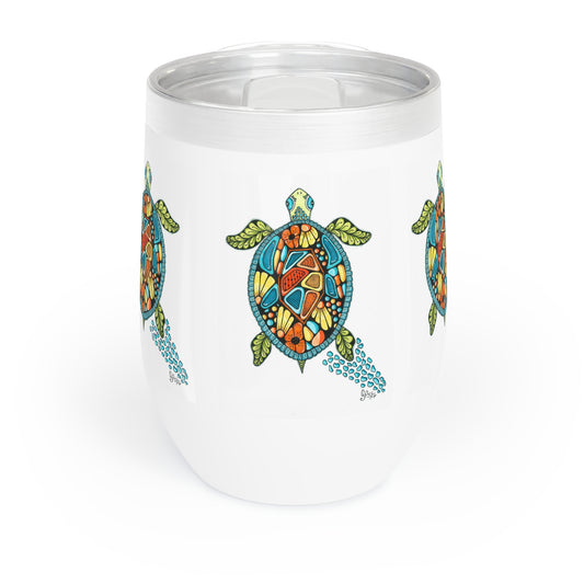 Sea Turtle Chill Wine Tumbler
