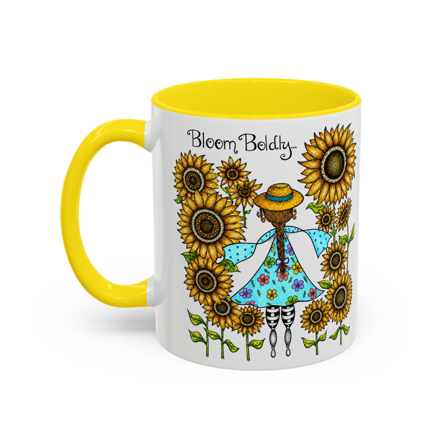 Bloom Boldly Accent Coffee Mug (11, 15oz)