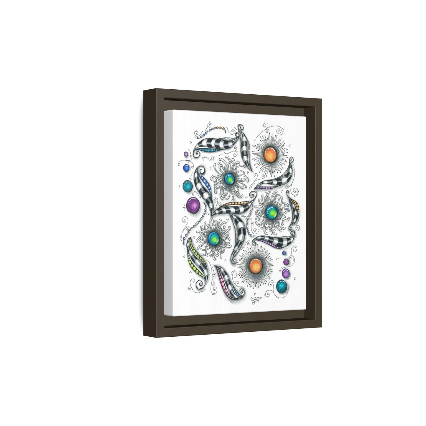 A Touch of Whimsy Matte Canvas, Framed (Multi-color)