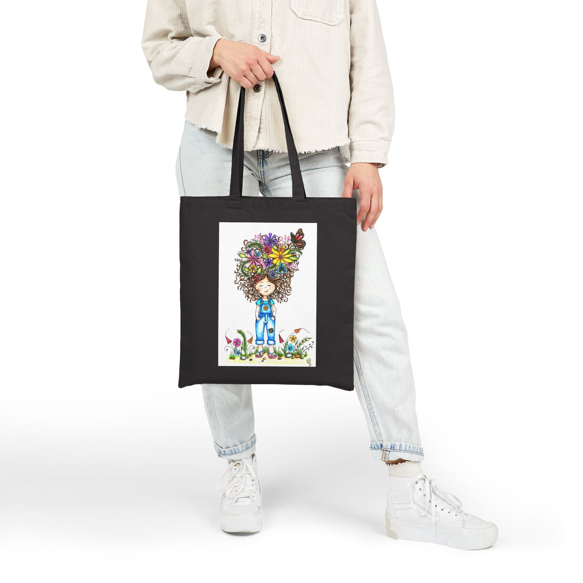 Free To Be Me! Cotton Canvas Tote Bag