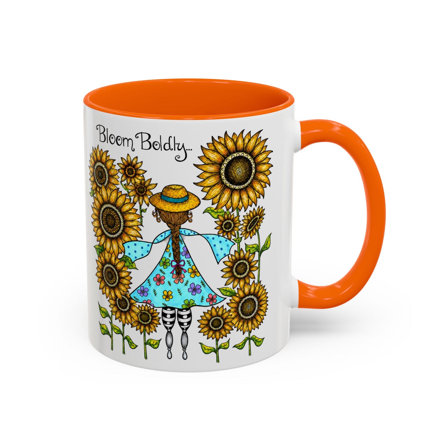 Bloom Boldly Accent Coffee Mug (11, 15oz)