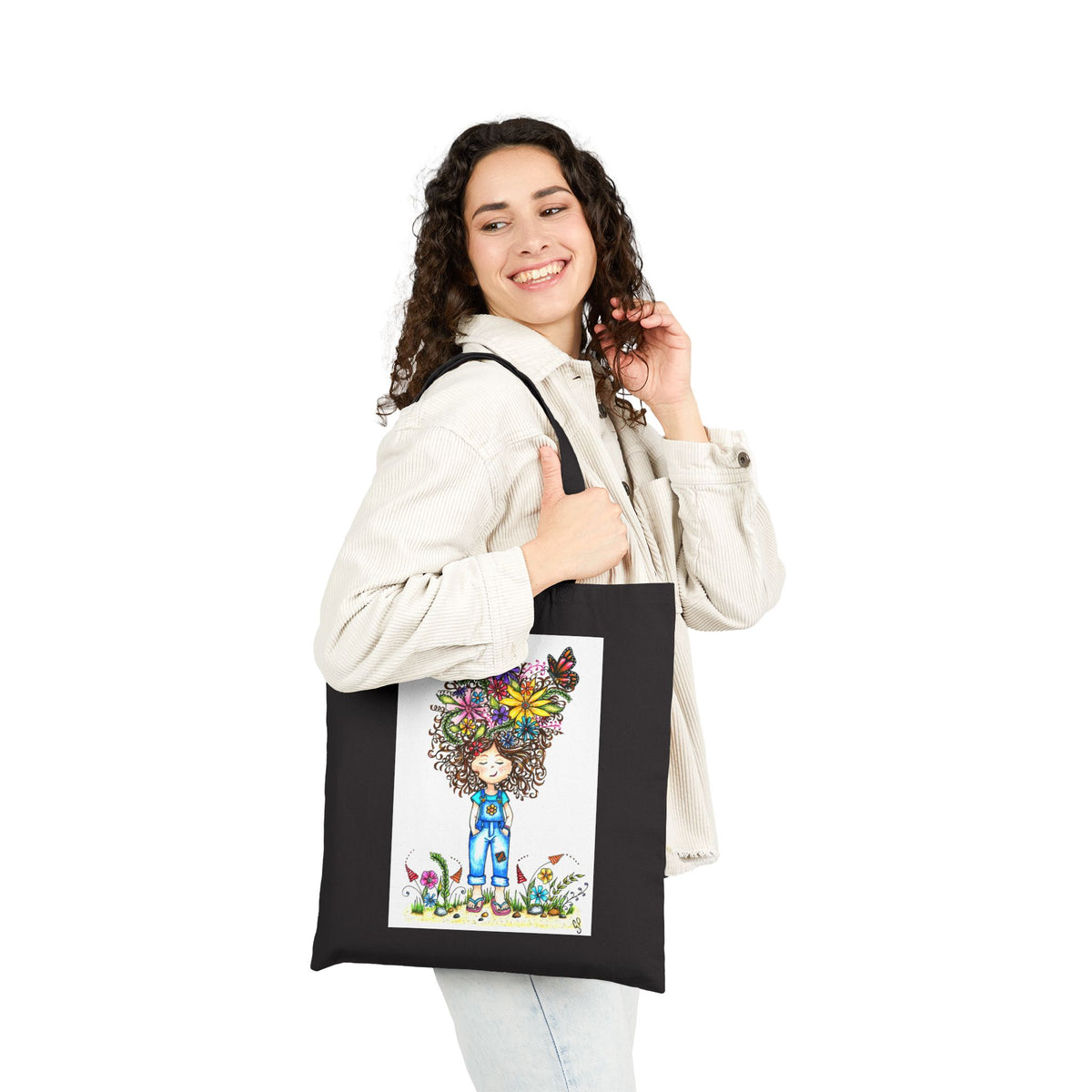 Free To Be Me! Cotton Canvas Tote Bag