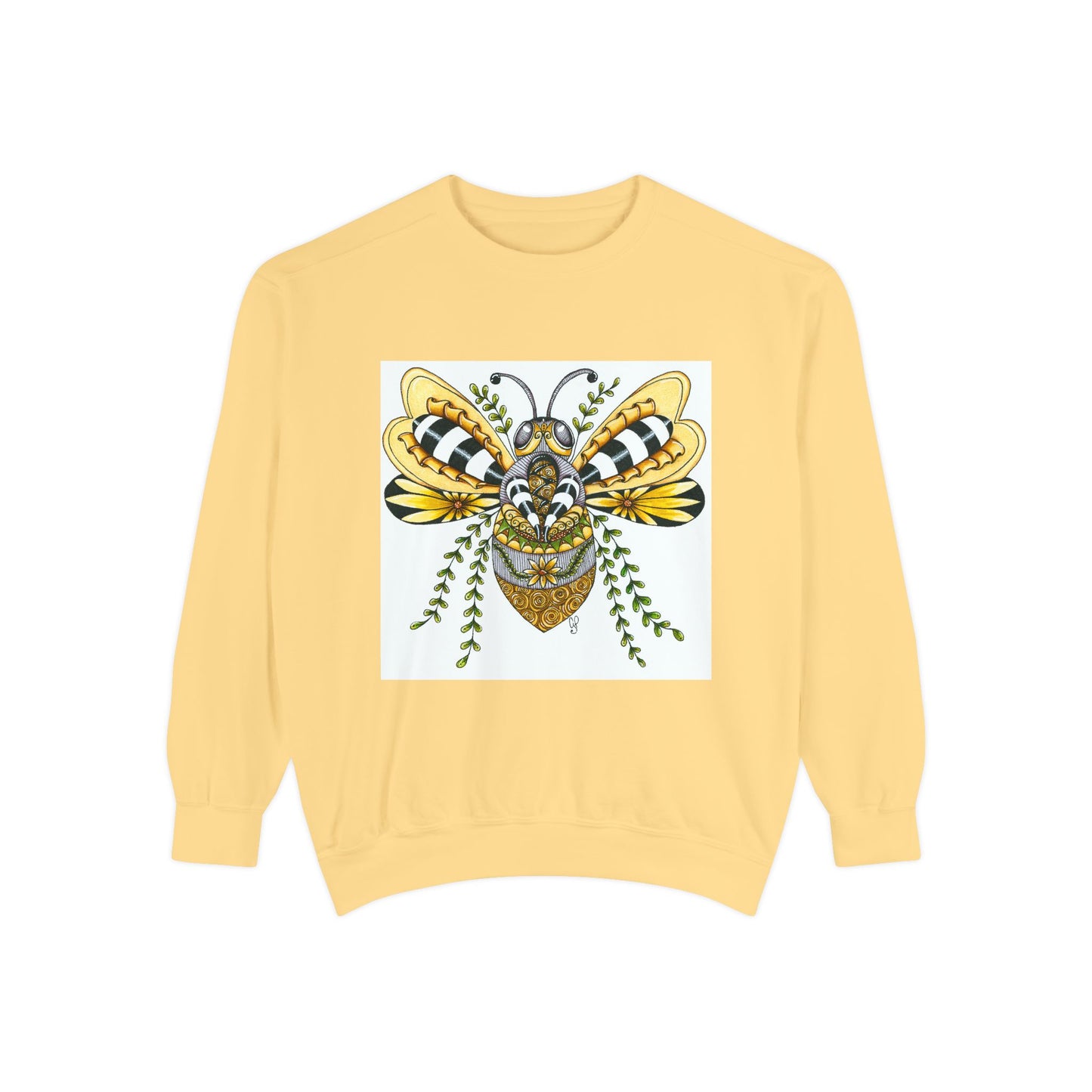 Queen Bee Garment-Dyed Sweatshirt