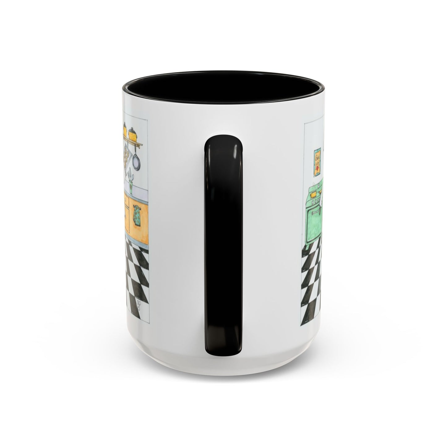 She Bakes! Accent Coffee Mug (11, 15oz)