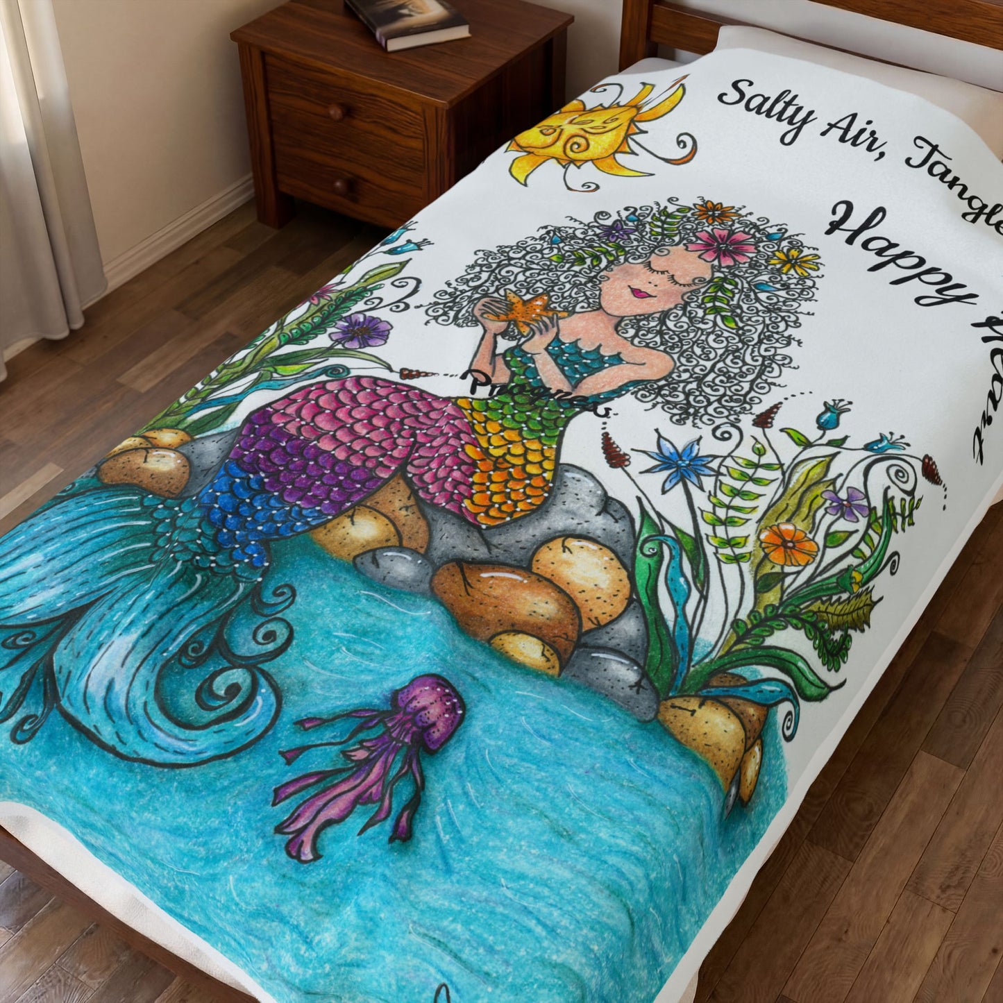 Mermaid Velveteen Plush Blanket