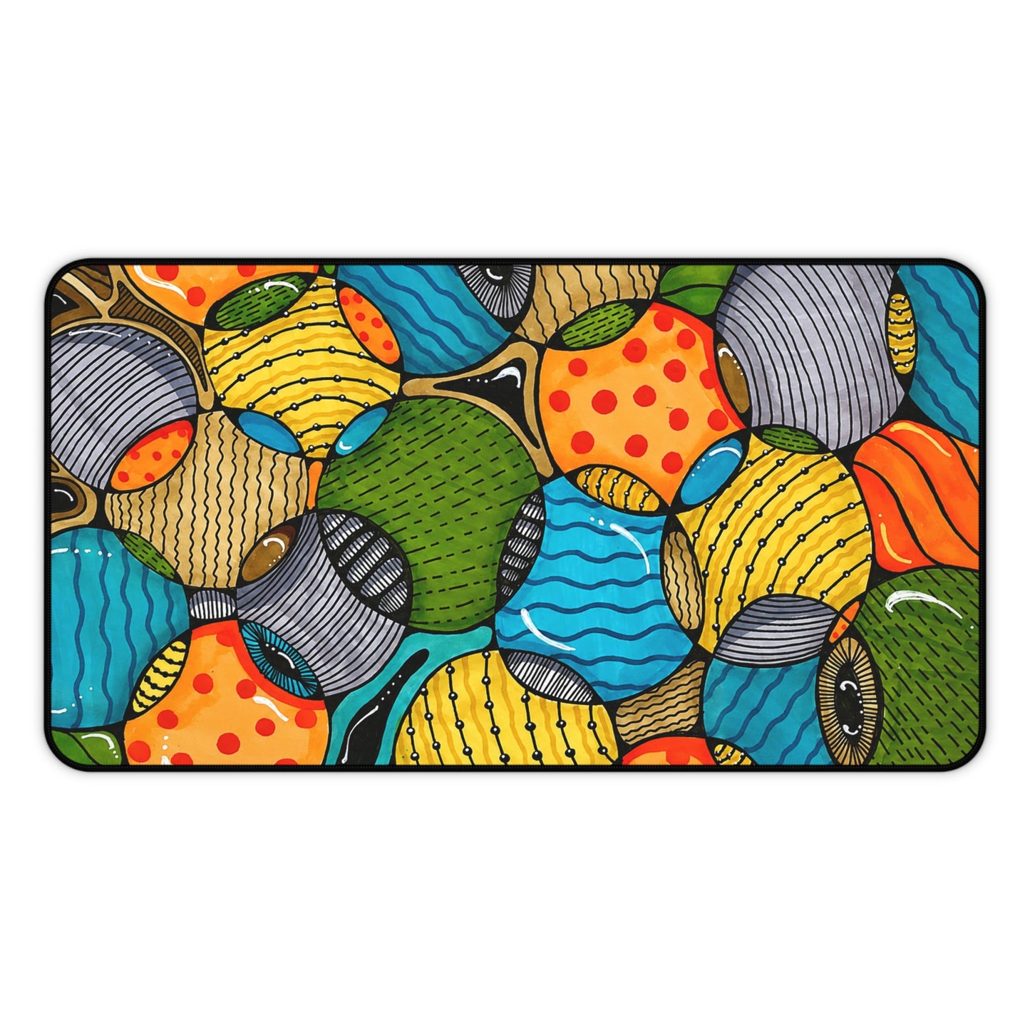 Funky Bubbles Desk Mat