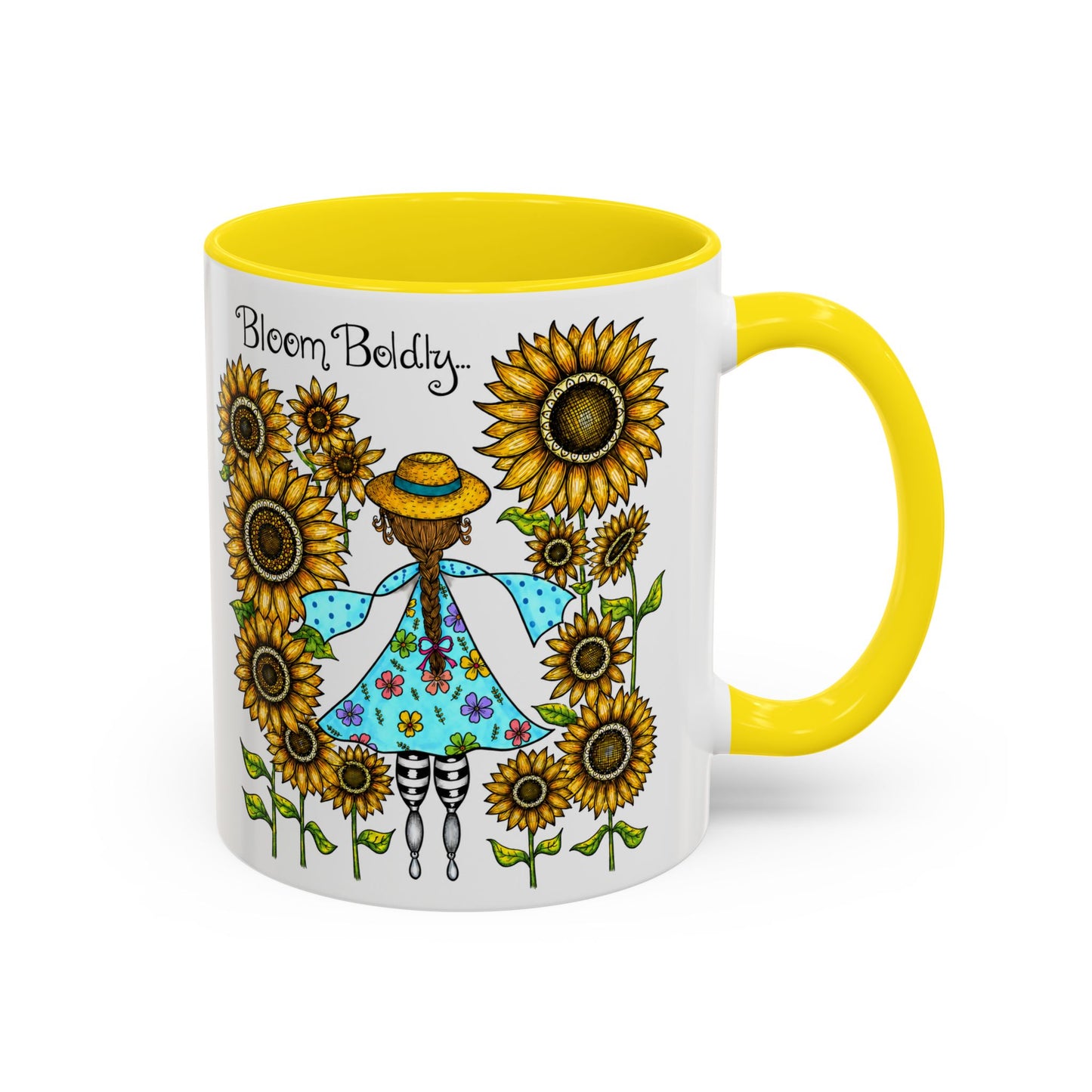 Bloom Boldly Accent Coffee Mug (11, 15oz)