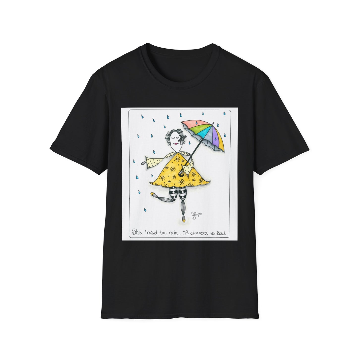 The Rain Cleansed Her Soul Softstyle T-Shirt