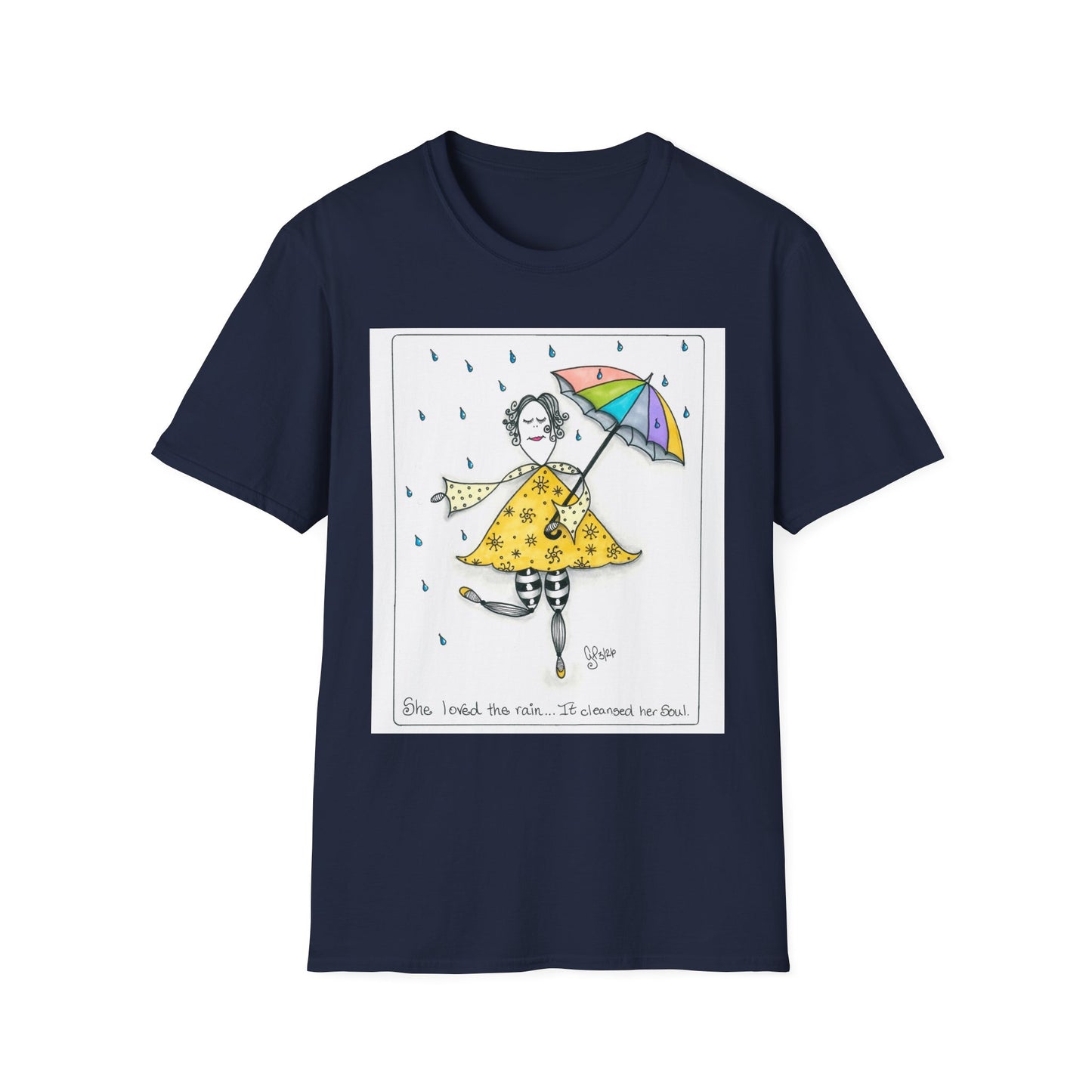 The Rain Cleansed Her Soul Softstyle T-Shirt