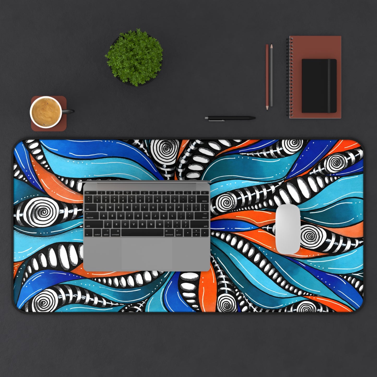 Wild Burst Desk Mat