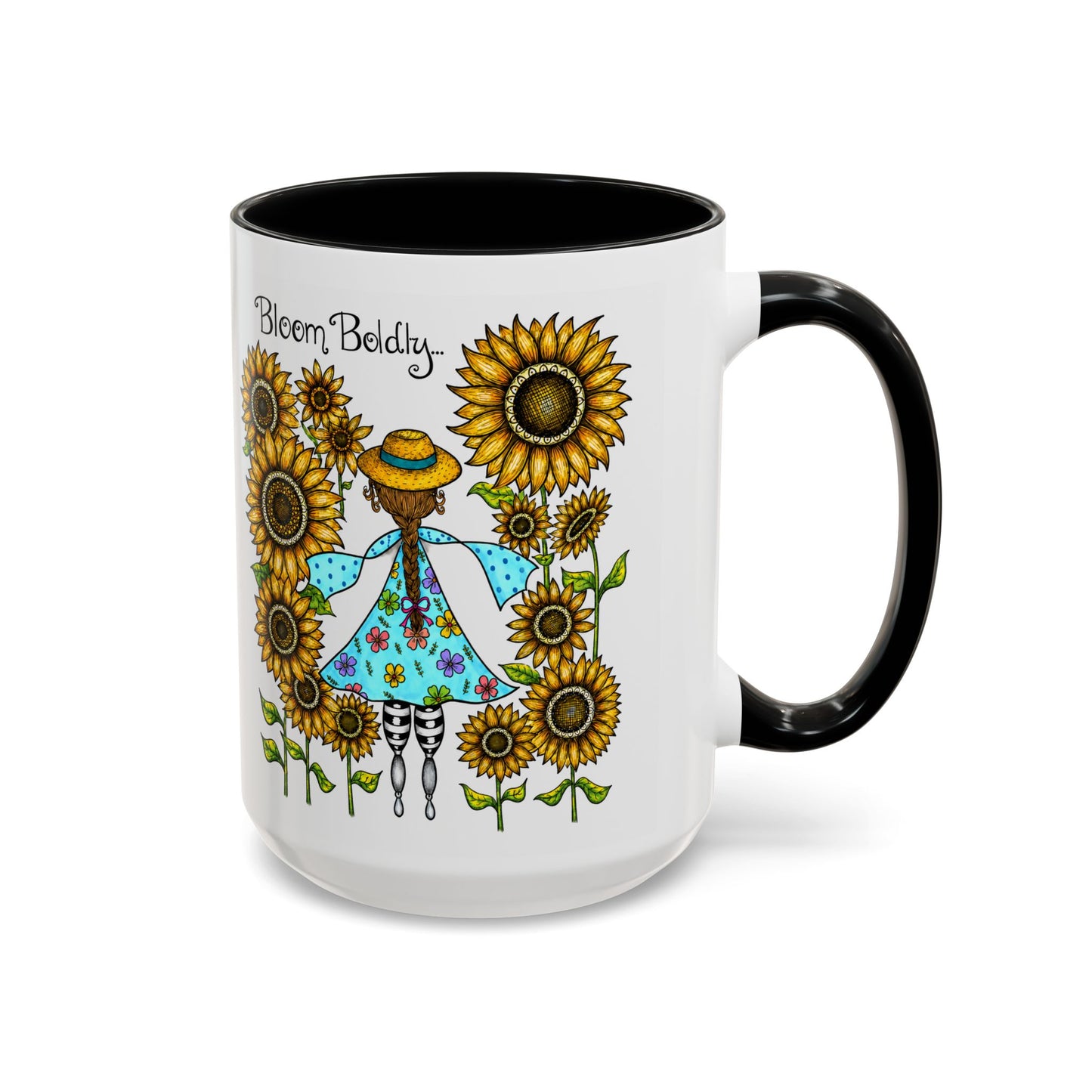 Bloom Boldly Accent Coffee Mug (11, 15oz)