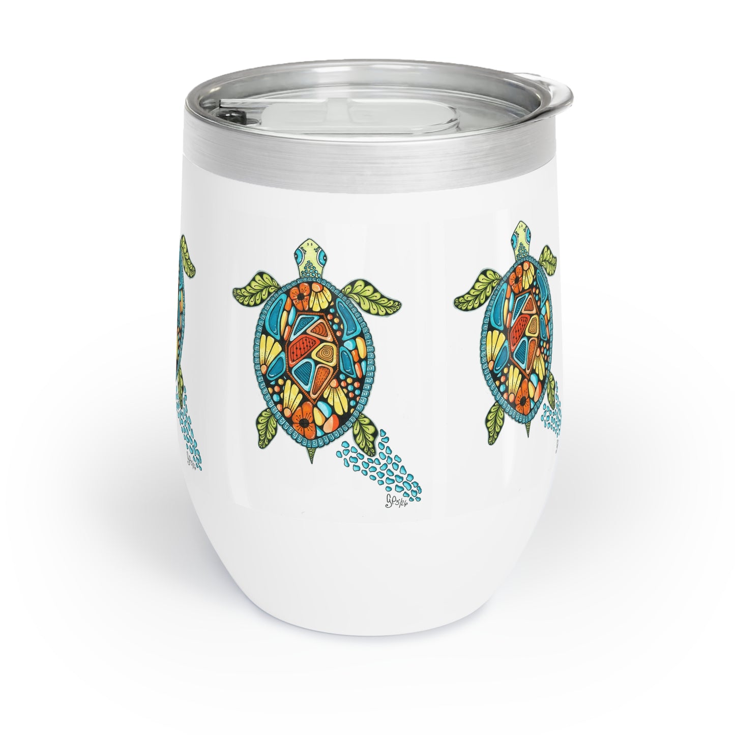 Sea Turtle Chill Wine Tumbler