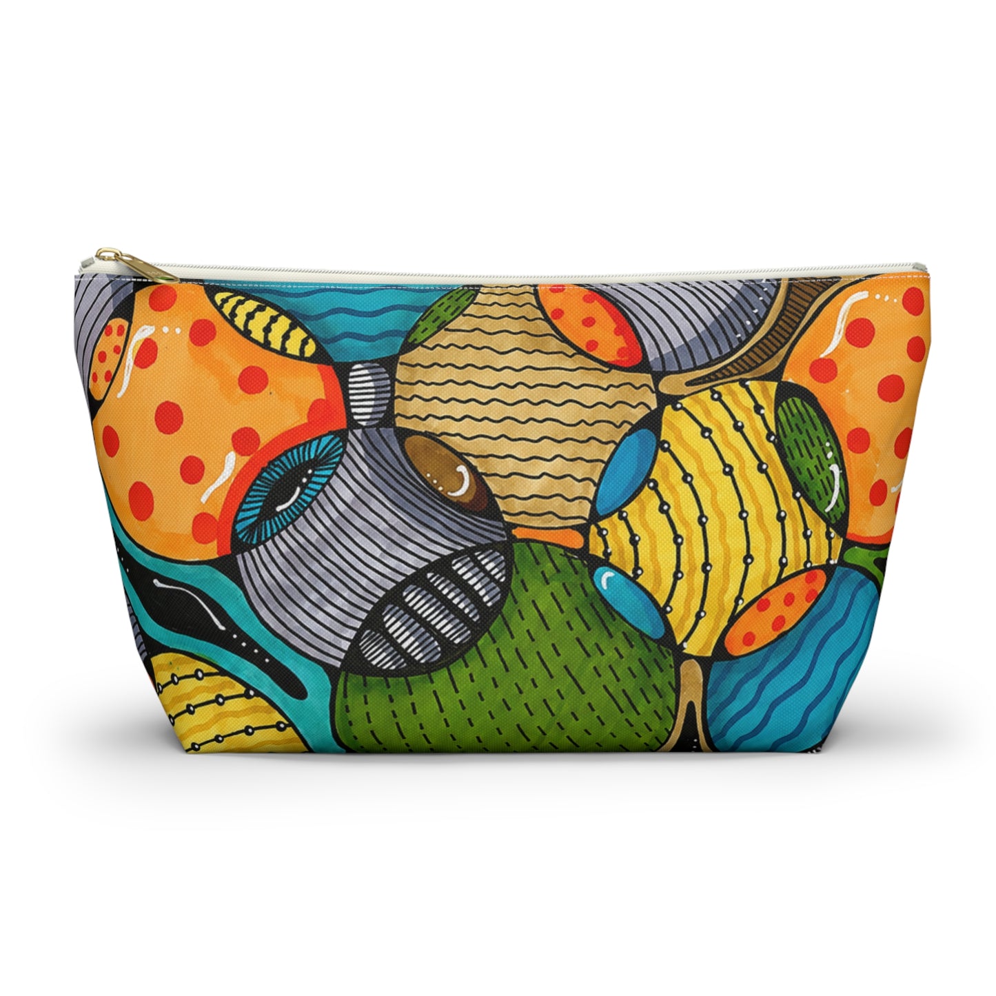 Funky Bubbles Accessory Pouch w T-bottom