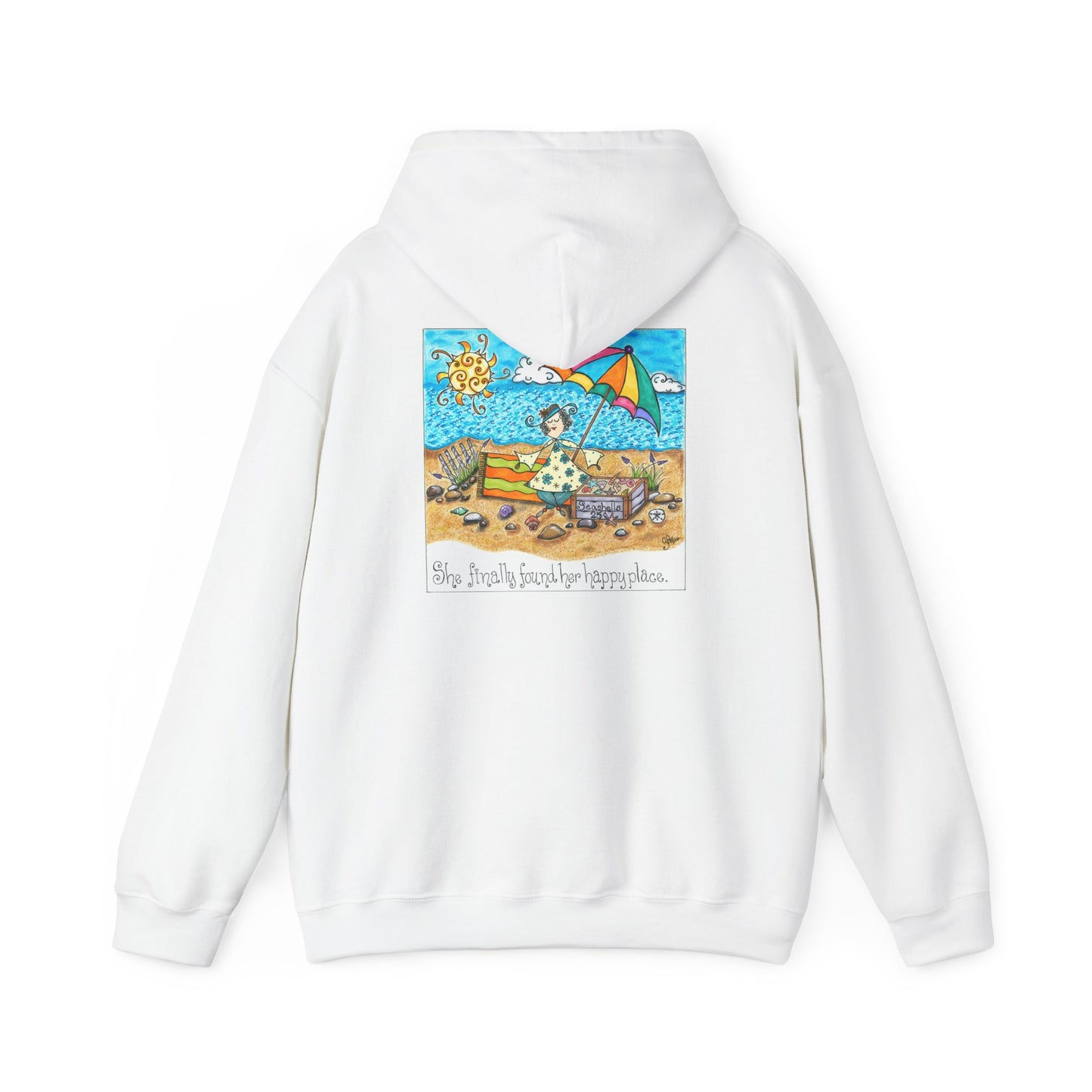 Happy Place Unisex Heavy Blend™ Hooded Sweatshirt