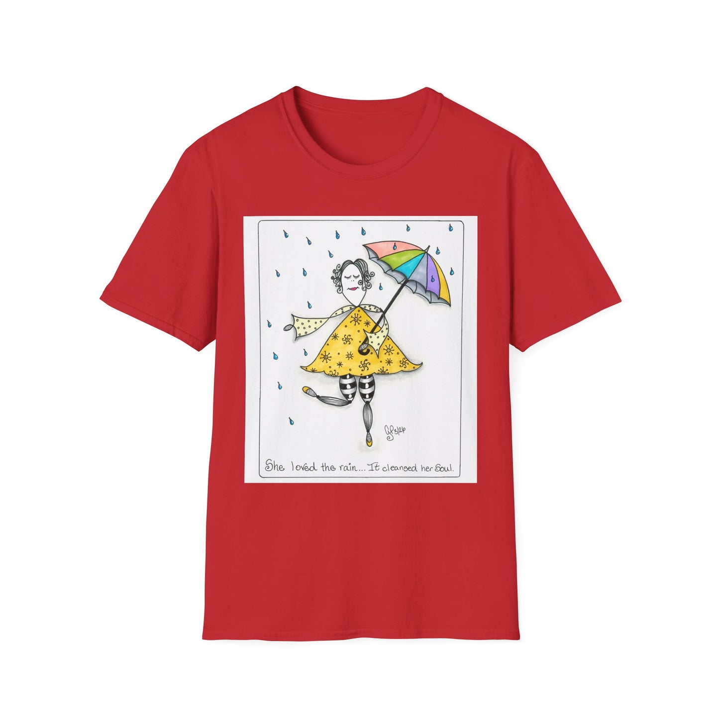 The Rain Cleansed Her Soul Softstyle T-Shirt