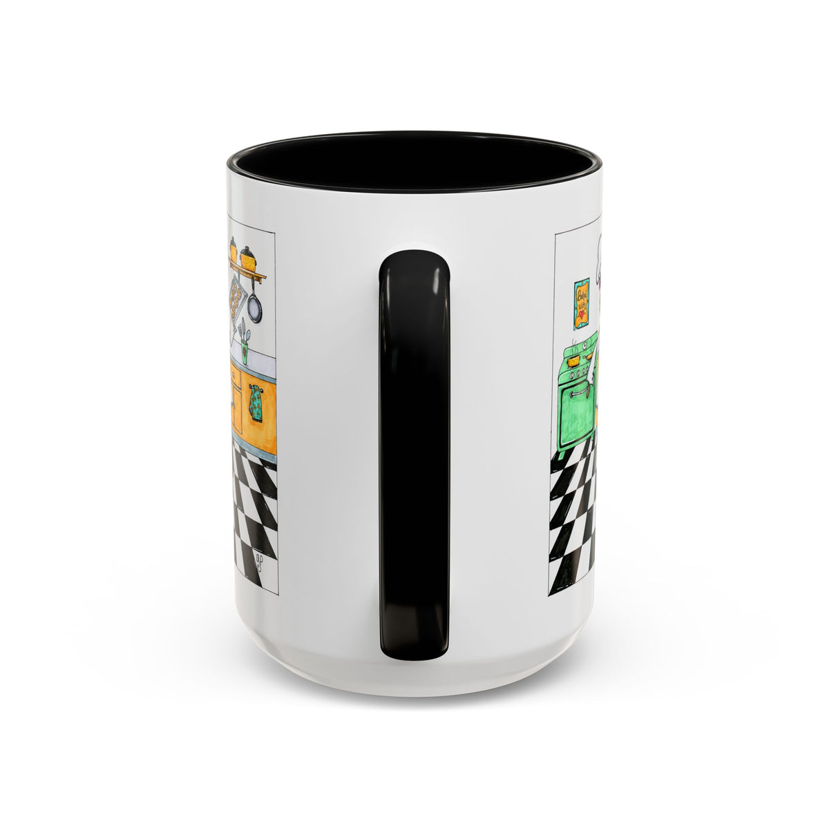 She Bakes! Accent Coffee Mug (11, 15oz)