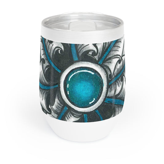 Teal Gem Chill Wine Tumbler