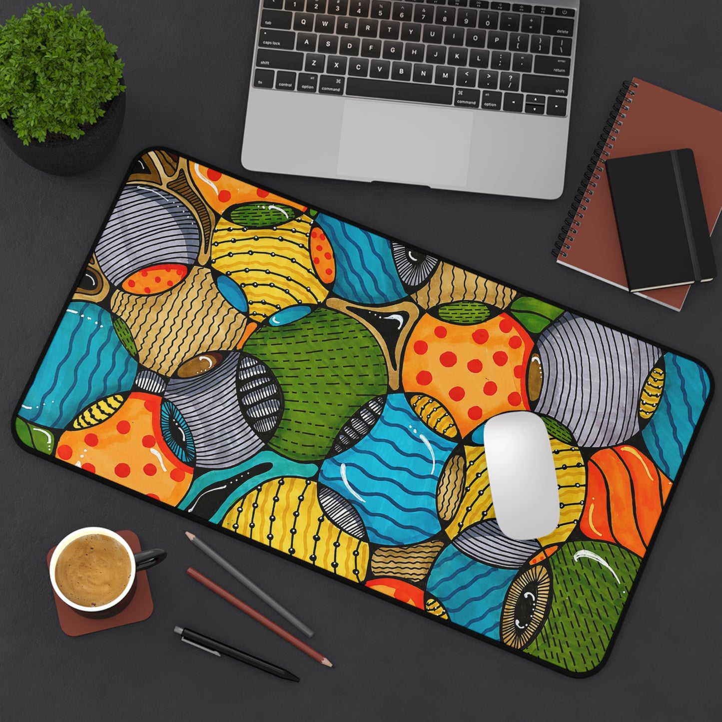 Funky Bubbles Desk Mat