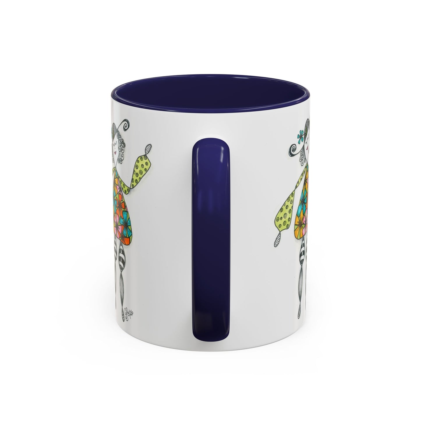 Carefree and Fancy Coffee Mug (11, 15oz)