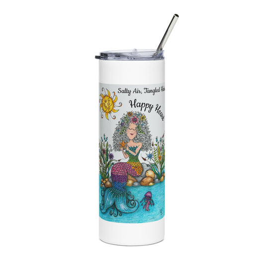 Stainless Steel Tumbler, With Straw 20oz