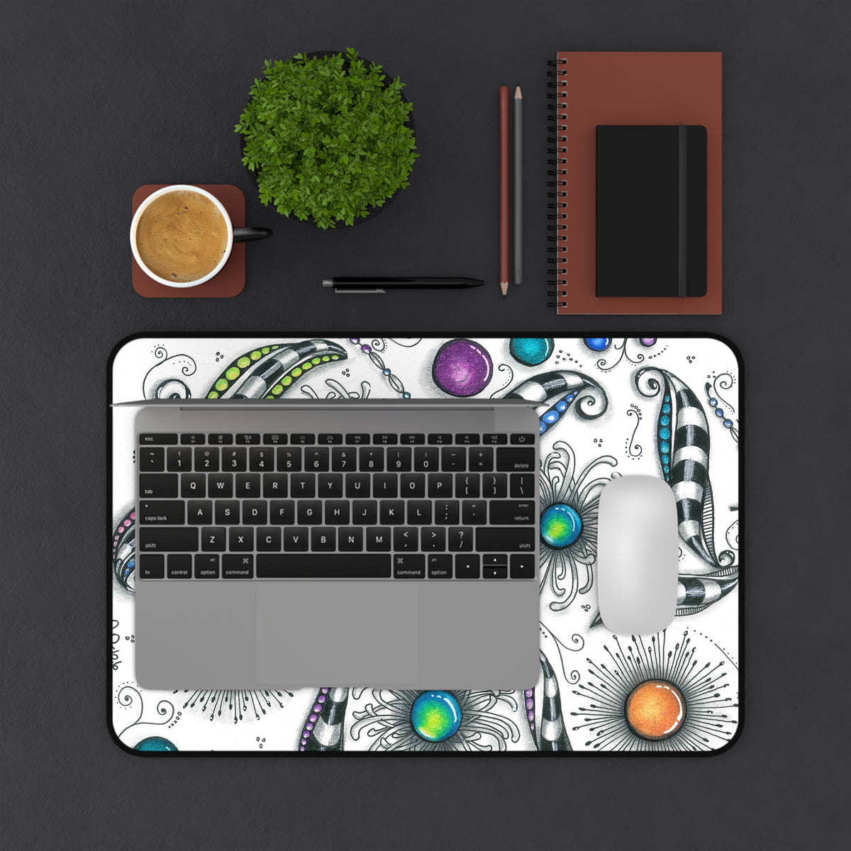 Zen Whimsy Desk Mat