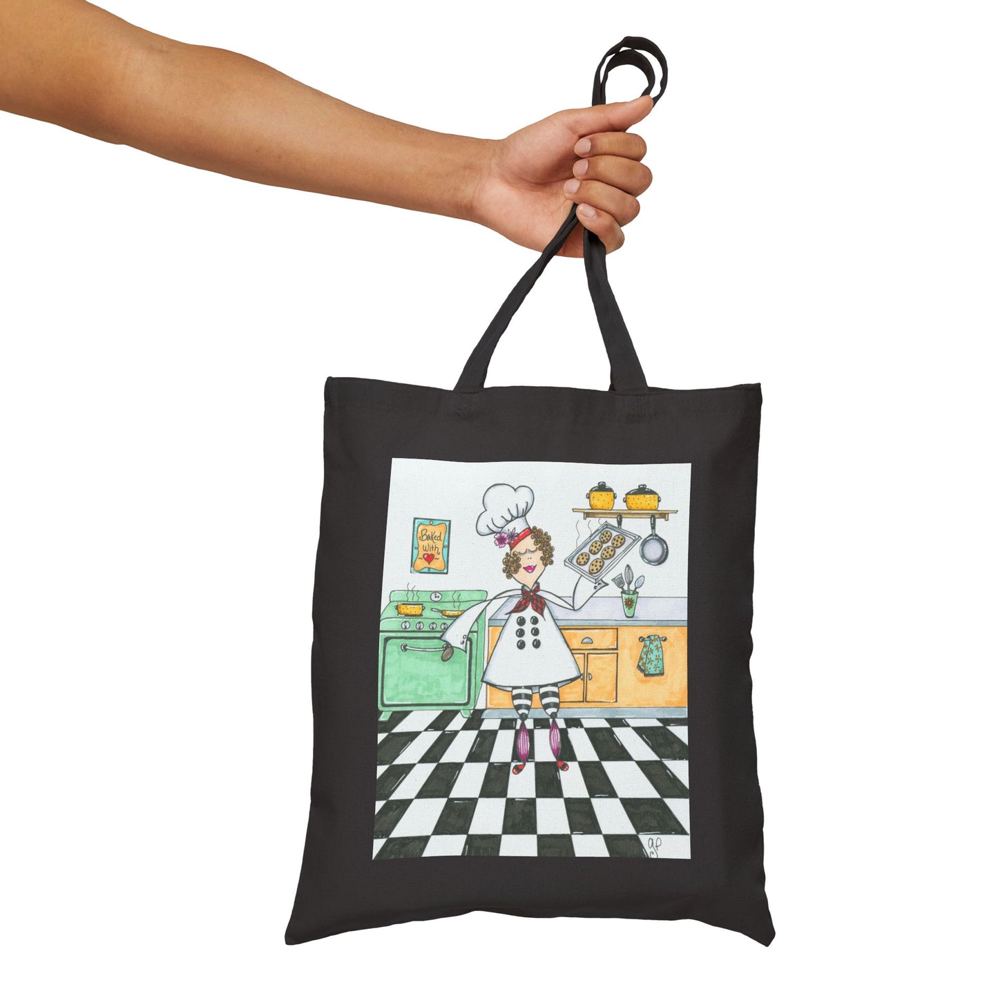 The Cookie Baker Cotton Canvas Tote Bag