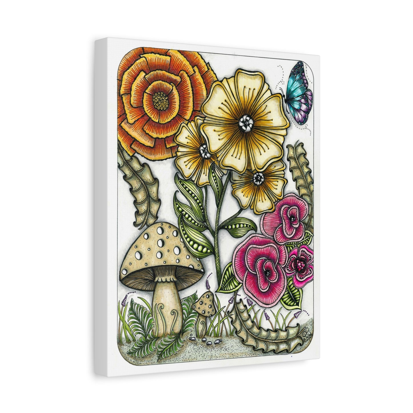 Wild Flowers Matte Canvas