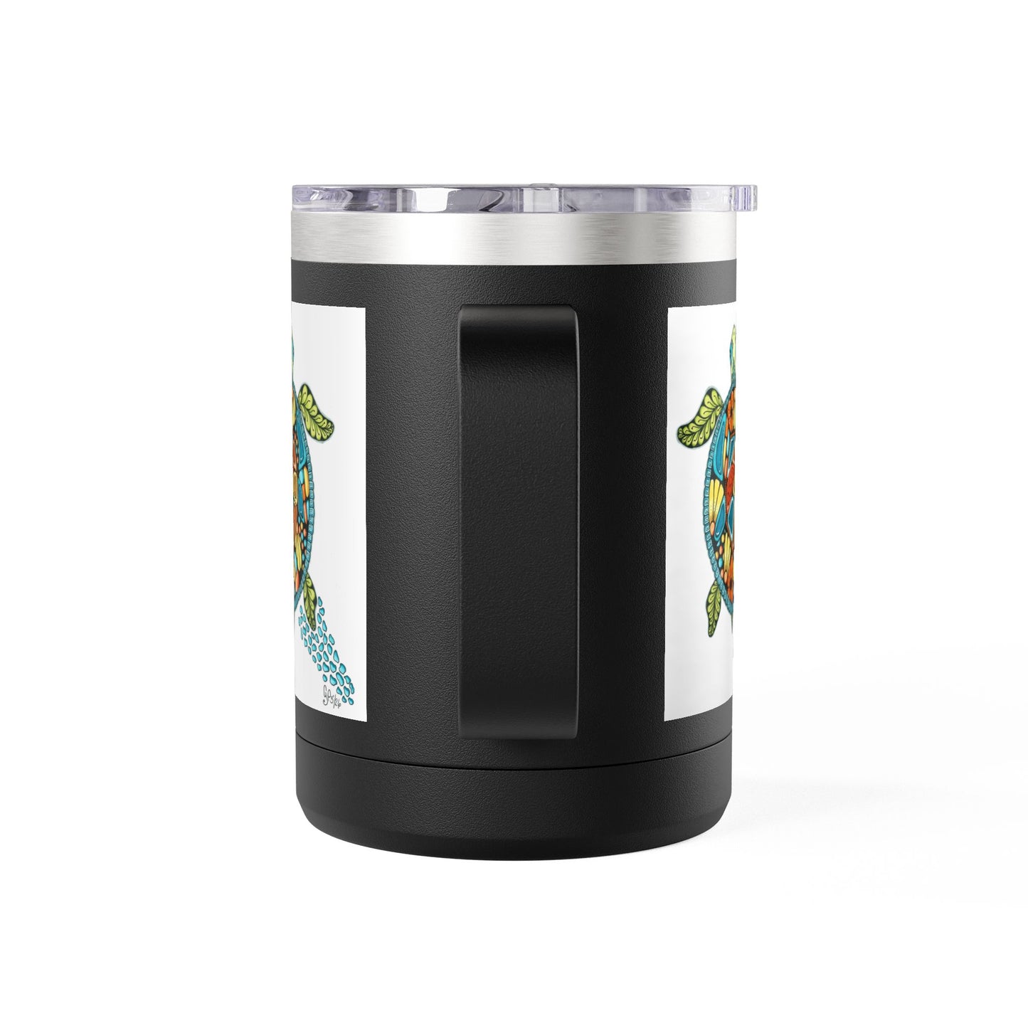 Sea Turtle Coffee Mug Tumbler, 15oz