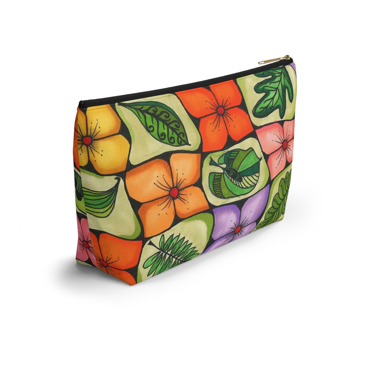 Fun Flowers Accessory Pouch