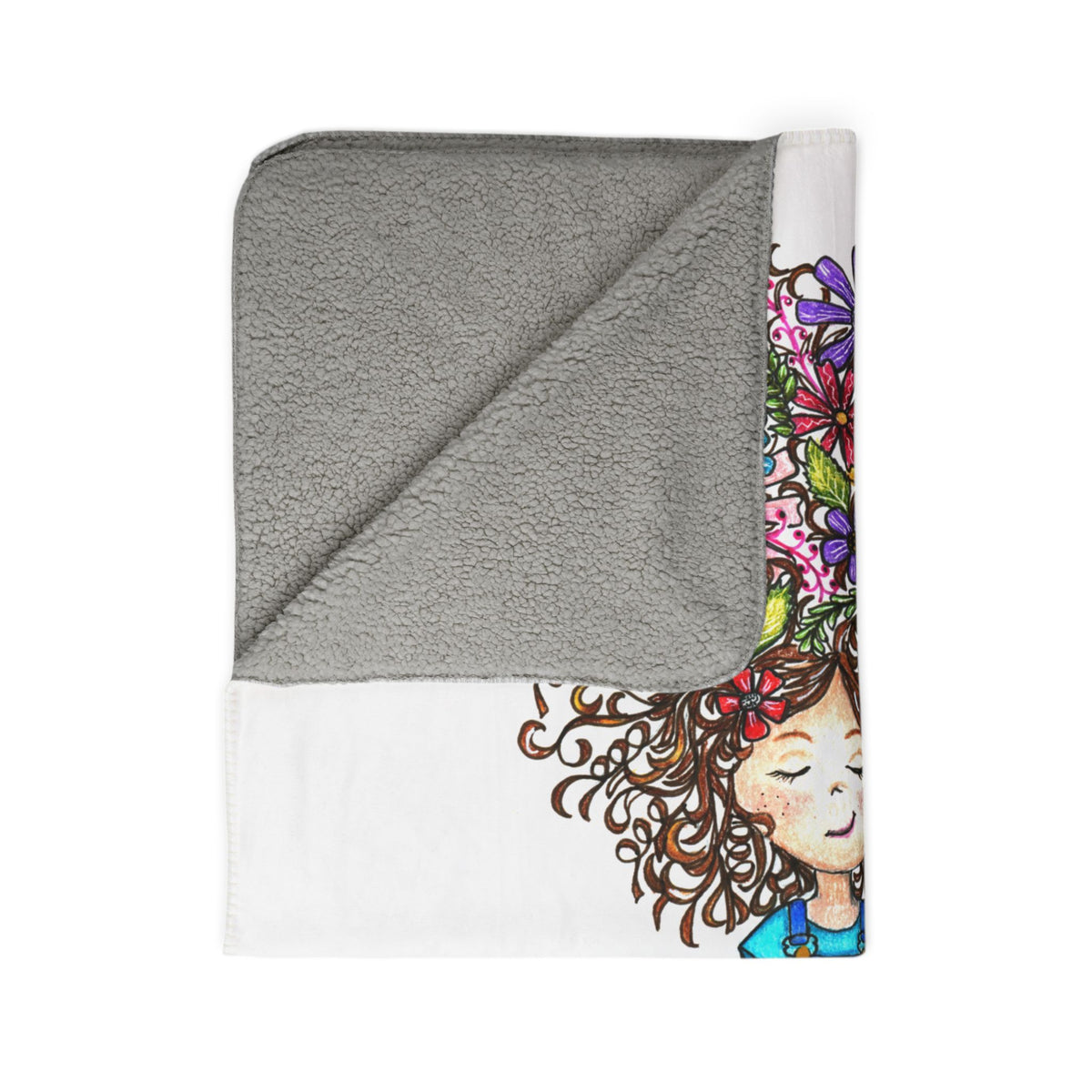 Free To Be Me! Fleece Sherpa Blanket