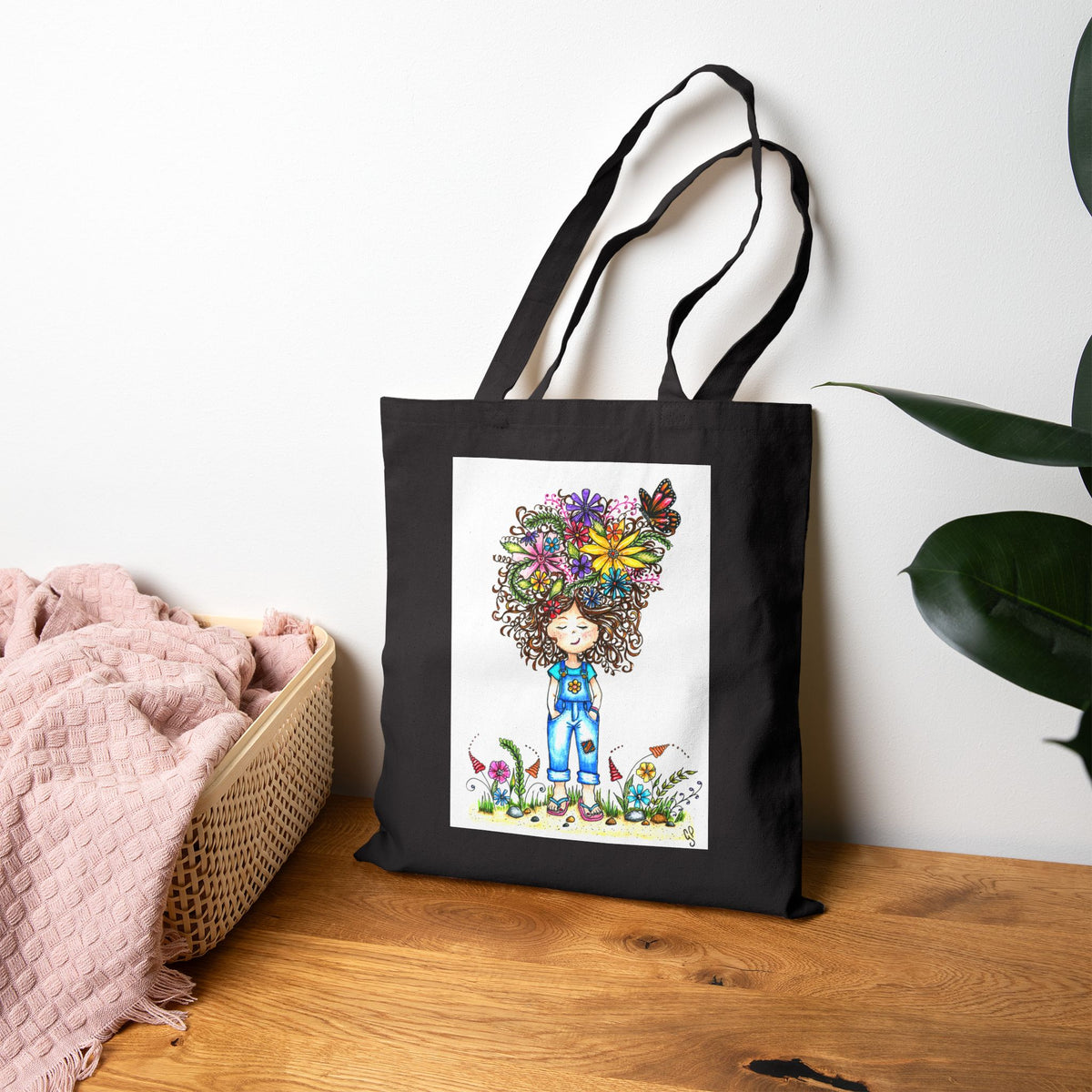 Free To Be Me! Cotton Canvas Tote Bag
