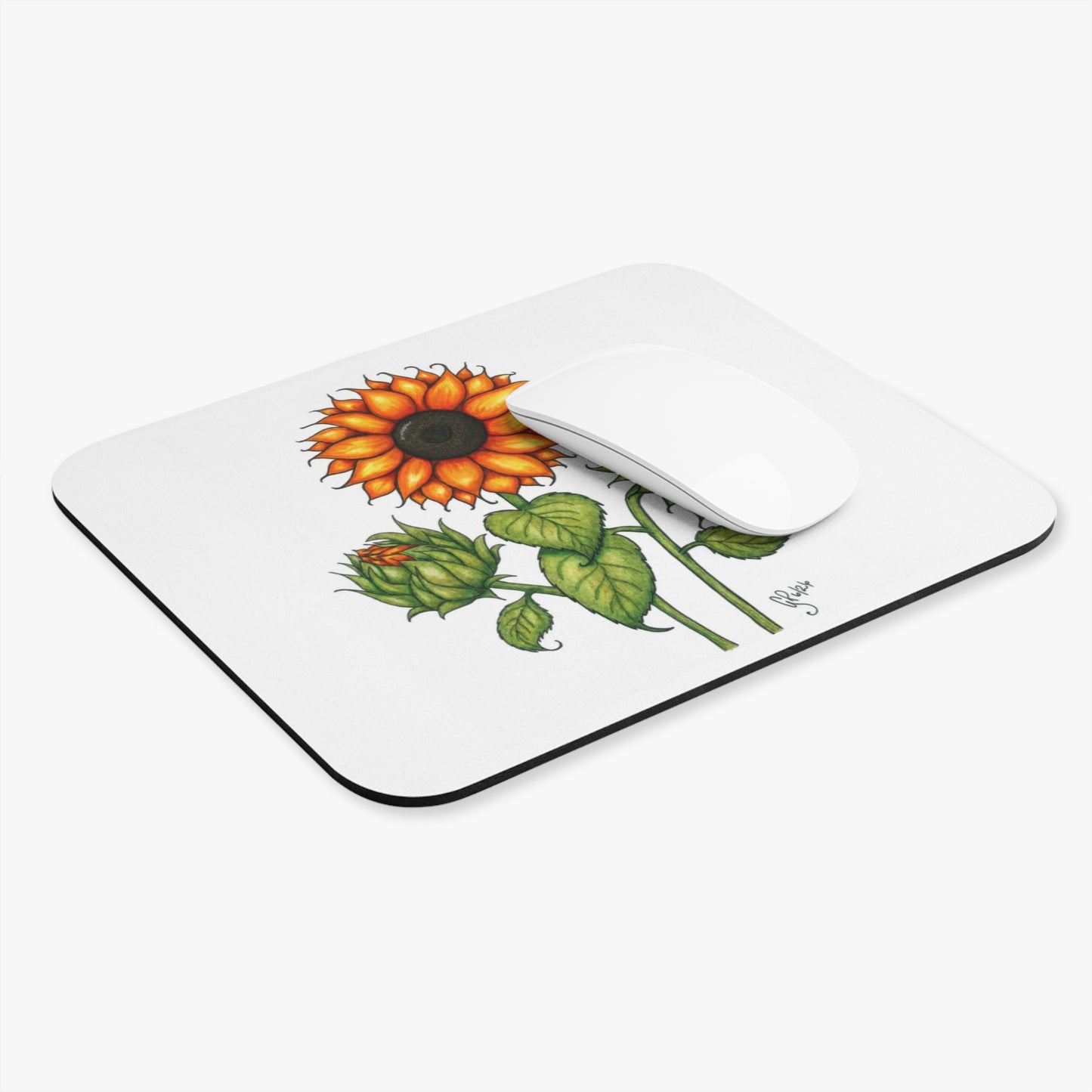Something About Sunflowers Mouse Pad (Rectangle)
