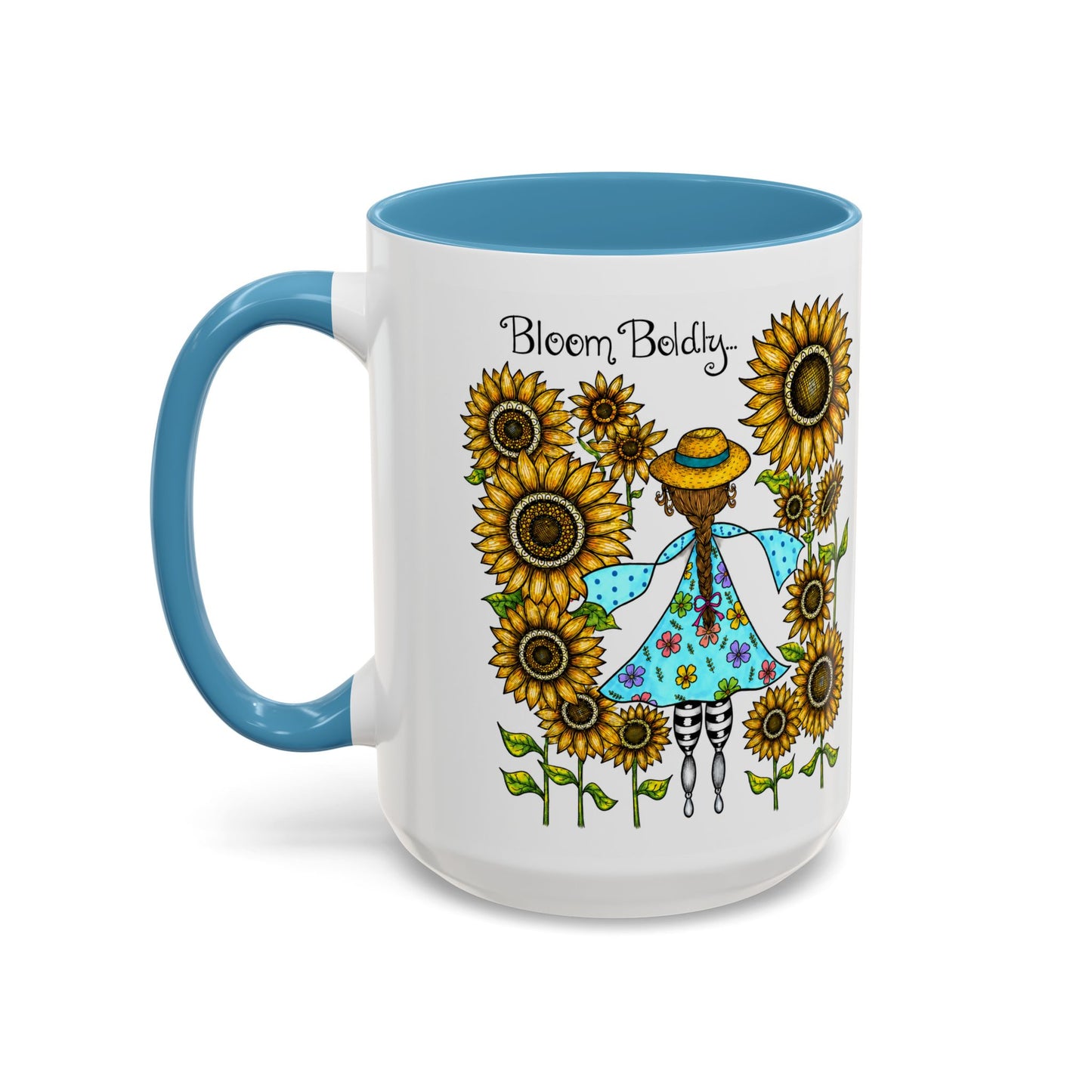 Bloom Boldly Accent Coffee Mug (11, 15oz)