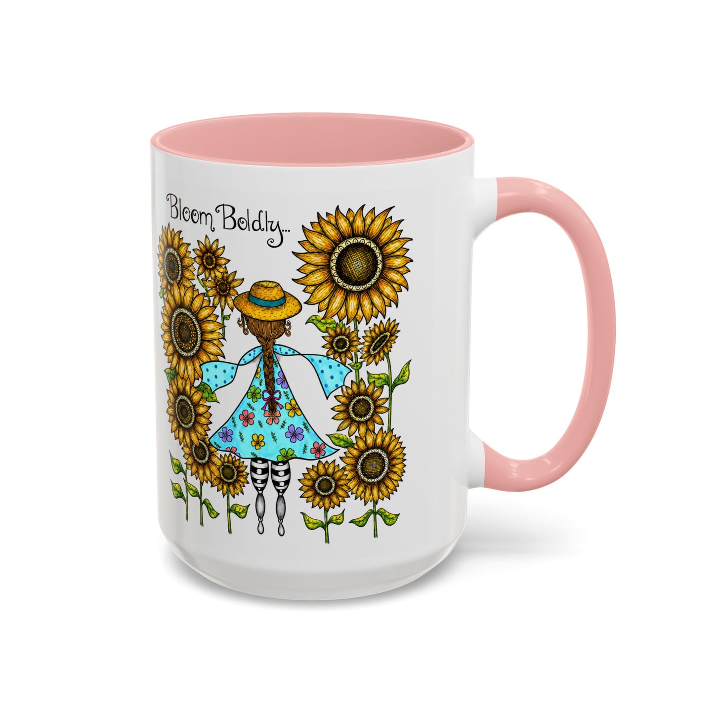 Bloom Boldly Accent Coffee Mug (11, 15oz)
