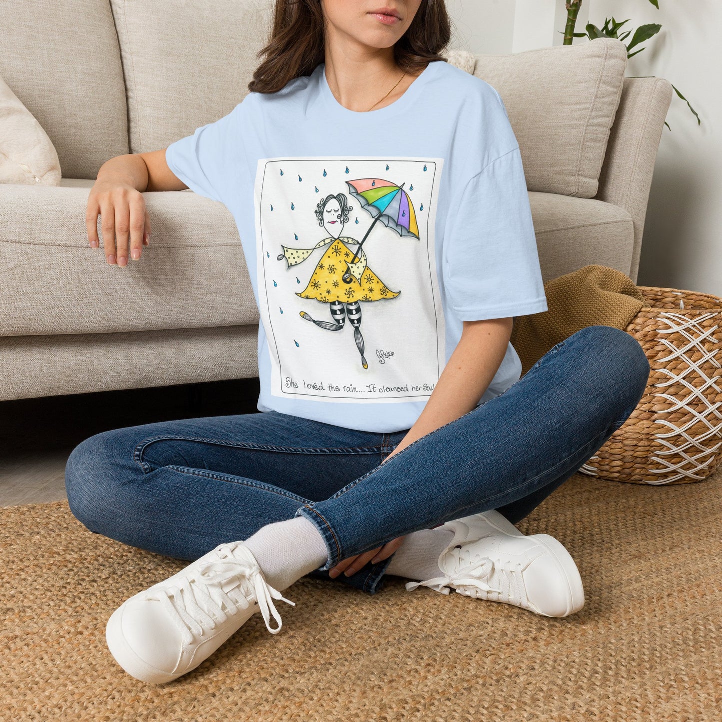 The Rain Cleansed Her Soul Softstyle T-Shirt