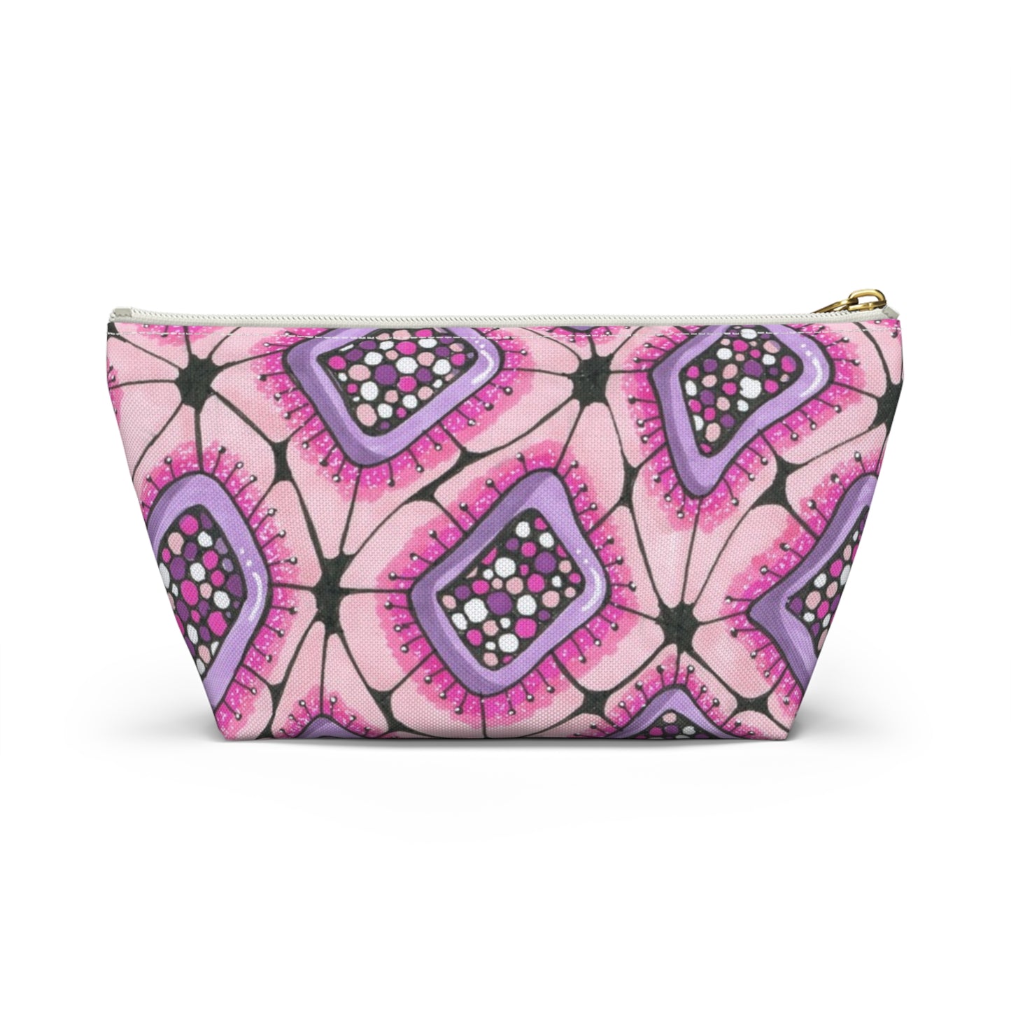 Punchy Pink Pouch w T-bottom