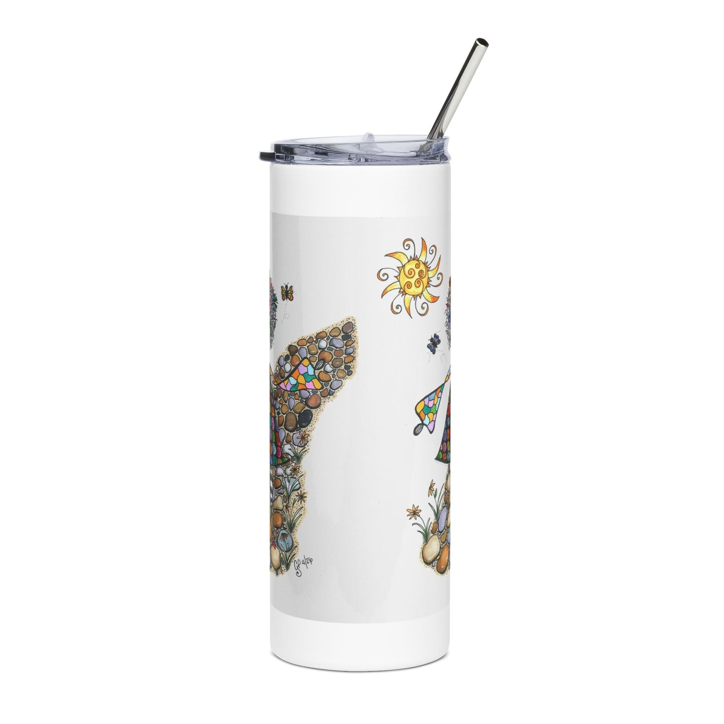 A Beautiful Day Stainless Steel Tumbler, 20oz